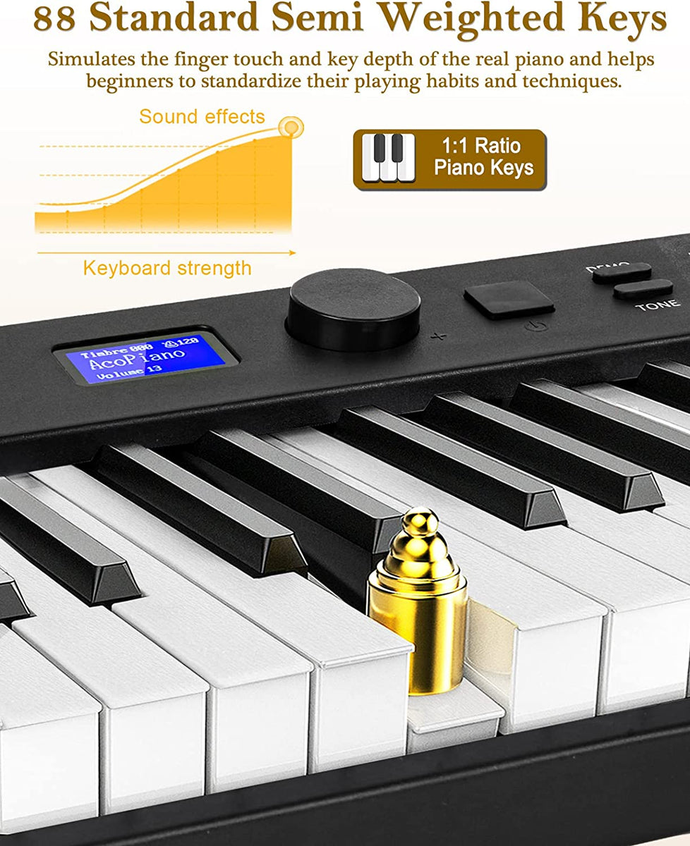Zhruns 61 key electric keyboard - The Keyboard Piano Shop