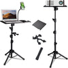 Projector Stand Tripod Vangoa Laptop Tripod Stand Adjustable Height 23.6 to 62in with Mouse Tray Phone Holder Violin Hanger Multifunctional Stand for Home, Office, Stage, Studio, DJ Racks Holder Mount