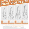 Vangoa Violin 4/4 Full Size Set Fiddle, Handcrafted Starter Acoustic Violins Kit with Solid Wood Side Board, Lightweight Hard Case for Beginners, Teens, Child, Kids Age 12+, Adults, Right Handed