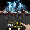 Vangoa DMX Controller, Mini Portable DMX 512 Controller, with 3 Pcs DMX Controller Dfi DJ 2.4G 3 Receivers, Lighting Control with Bag, Adapter, for Stage Party Bar Lighting Show, Black