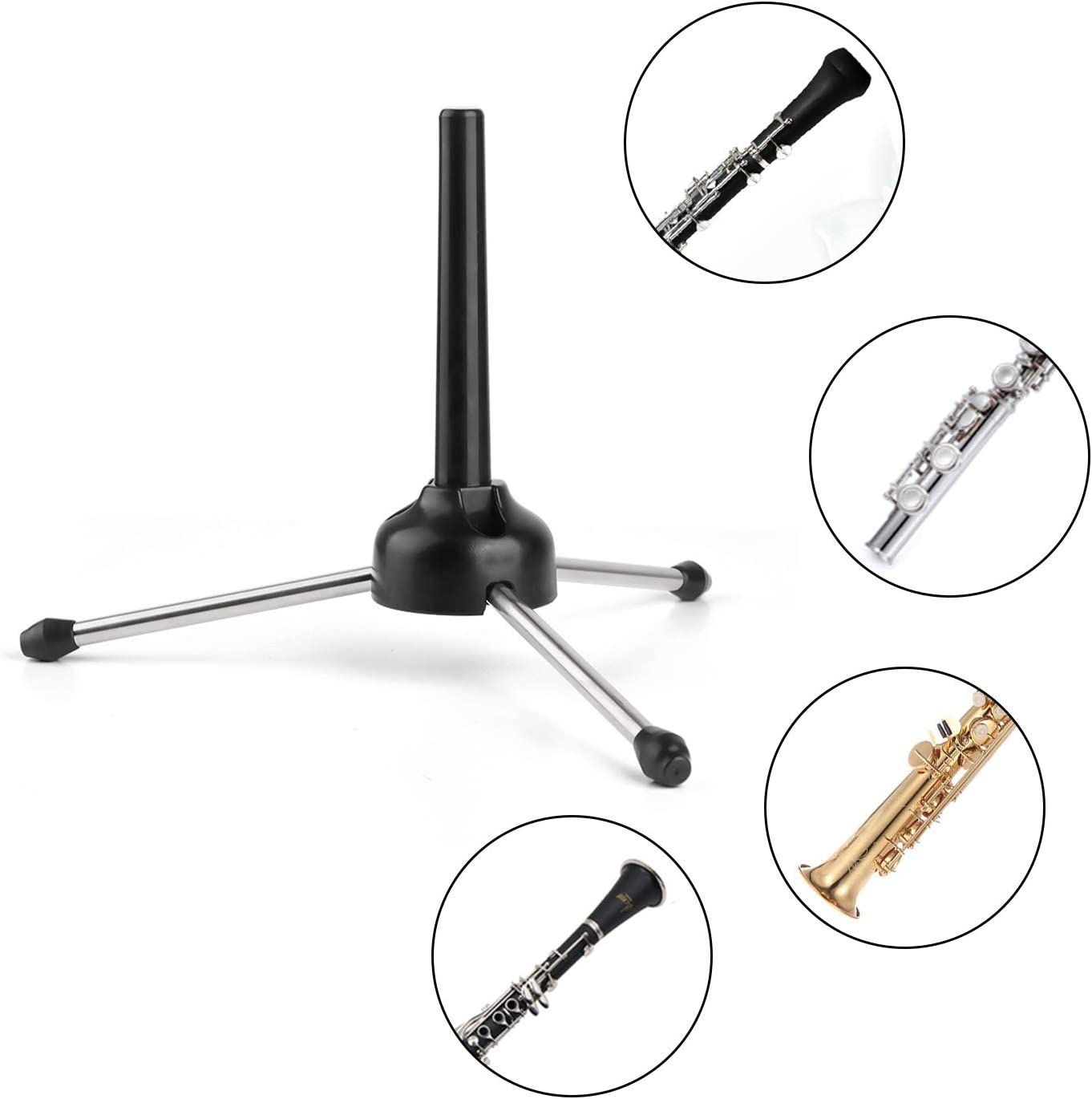 🇺🇸]Vangoa Foldable and Portable Tripod Holder Stand for Flute