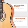 Vangoa Classical Guitar, 39 Inch Nylon String Guitar Classical, Full Size Beginner Spanish Guitar With Spruce Top And Sapele Back, Bundle for Gig Bag, Pedal, Guitar Tuner, Strap, Capo, Spare Strings