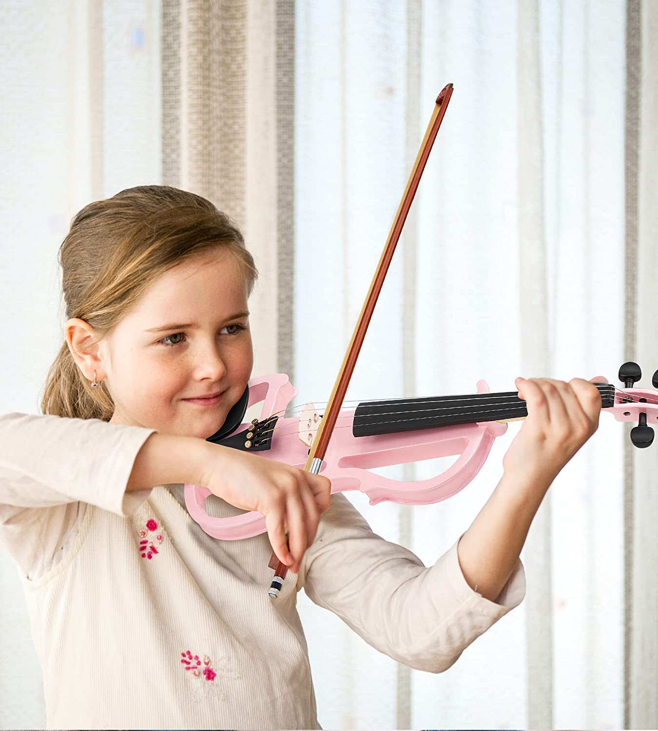 available on Amazon]Vangoa Kids Violin 1/2 Silent Violin Kit