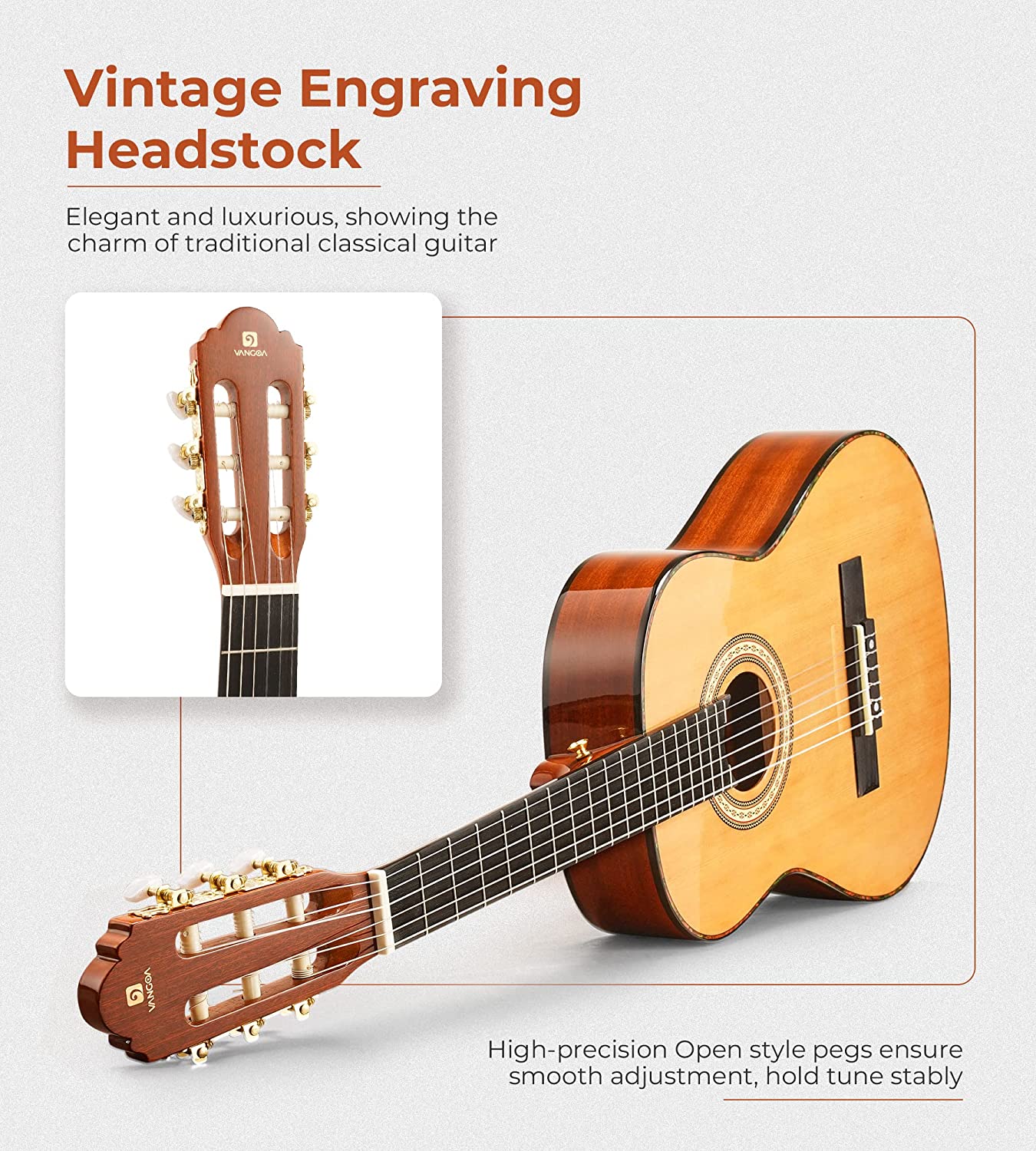 Vangoa 36 Beginner Acoustic Guitar, 3/4 Junior Size India
