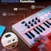 Vangoa Beat Makers for Music Production, 25 Keys Midi Pad Beating Maker Machine, Wireless Velocity Sensitive Mini Controller Keyboard Computer Recording Midi Controllers With Drum Pads for Beginners