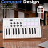 Vangoa Beat Makers for Music Production, 25 Keys Midi Pad Beating Maker Machine, Wireless Velocity Sensitive Mini Controller Keyboard Computer Recording Midi Controllers With Drum Pads for Beginners