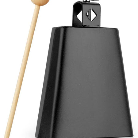 01 02 015 Cow Bell Instrument, High Quality Metal Cow Bell with Handle,  Easy, Practical, High Durability for Party, Home, Wedding. : :  Office Products