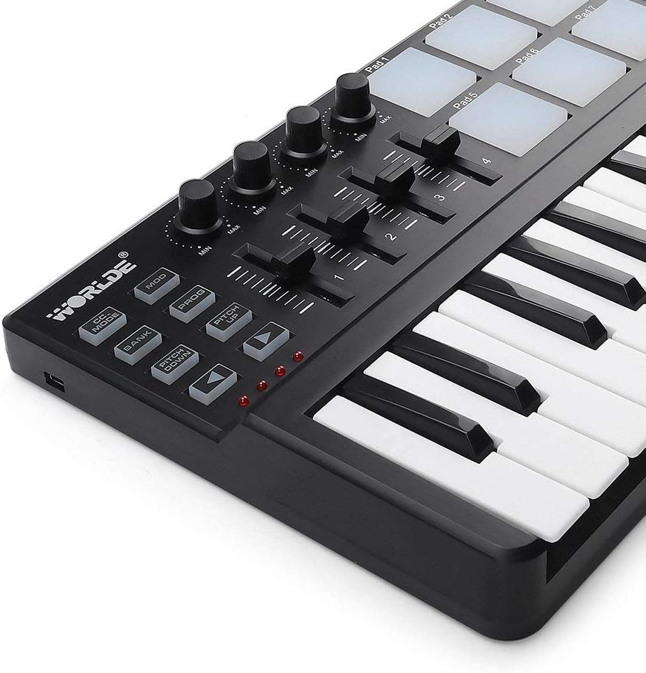 🇺🇸]Vangoa Worlde MIDI Keyboard Controller 25 Keys