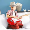 [available on Amazon]Vangoa 30 Inch Kids Electric Guitar with Digital Tuner Red