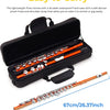 [available on Amazon]Vangoa Closed Hole C Flute for Beginners Kids Student 16 Keys Orange