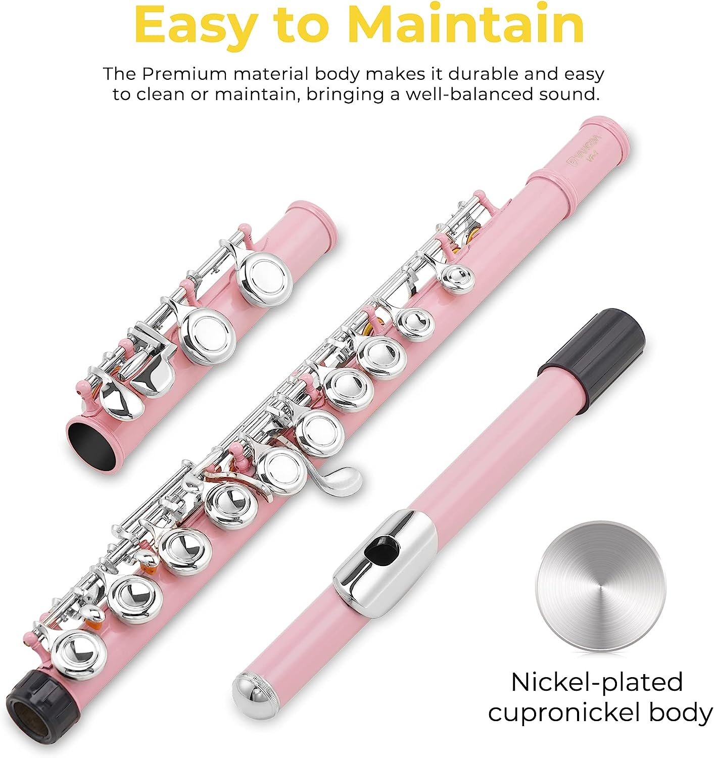 coming soon]Vangoa Closed Hole C Flute for Beginners Kids Student 16