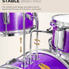[🇺🇸]Vangoa 3-Piece 14 Inch Drum Kit Purple, Age 3-7